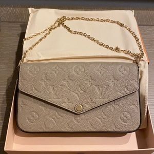 Félicie pochette turtle dove brand new